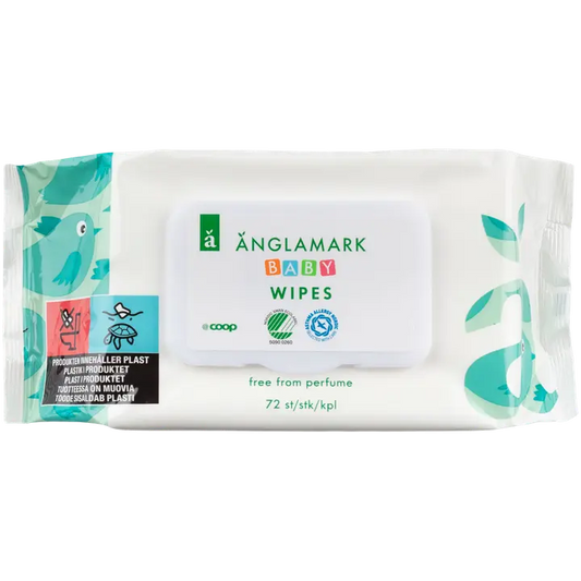 Änglamark Baby puhdistuspyyhe vaipanvaihtoon 72 kpl｜Änglamark 婴儿换尿布清洁巾 72 kpl