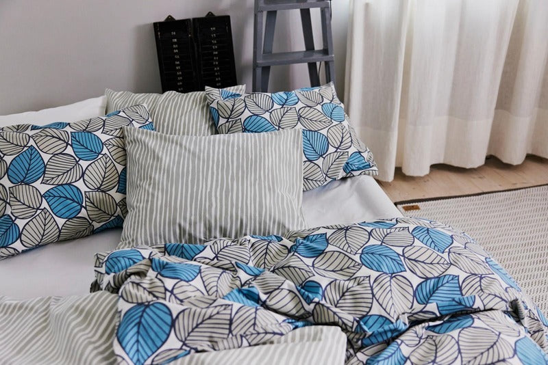 Finlayson 被套套装 Tiuhta 150X210+50X60 灰色｜Finlayson pussilakanasetti Tiuhta 150X210+50X60 harmaa