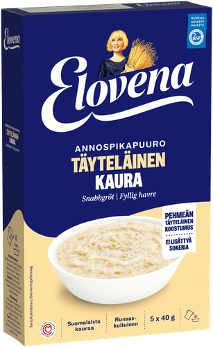 Elovena 200g täyteläinen kaura annospikapuuro｜Elovena 200克浓郁燕麦即食粥