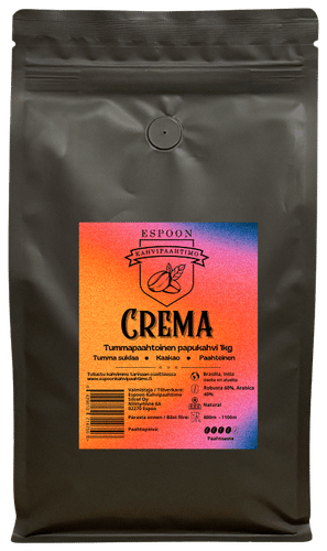 Espoon Kahvipaahtimo 奶油豆咖啡 1 kg｜Espoon Kahvipaahtimo Crema papukahvi 1 kg