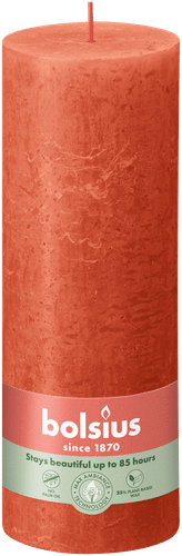 Bolsius 复古桌烛 – 橙色 19 cm