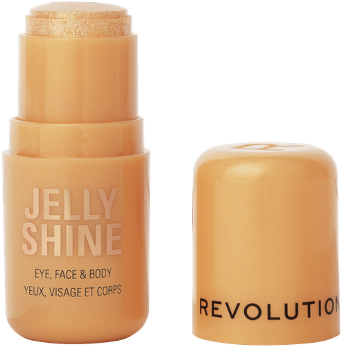 Revolution jelly shine eye, face & body monikäyttö meikkipuikko 5,5g celestial gold