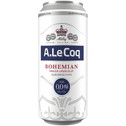 A. Le Coq Bohemian lager 0,0 % 0,5 l tlk｜A. Le Coq 波西米亚饮料 0.0% 0.5 l tlk