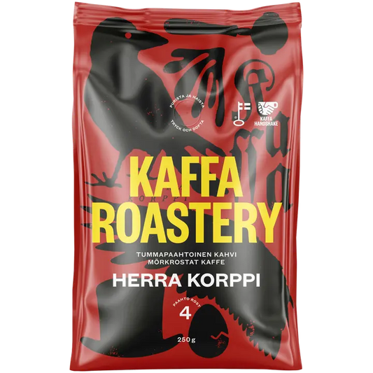 Kaffa Roastery Herra Korppi suodatinjauhettu kahvi 250g｜Kaffa Roastery Herra Korppi 过滤研磨咖啡 250g