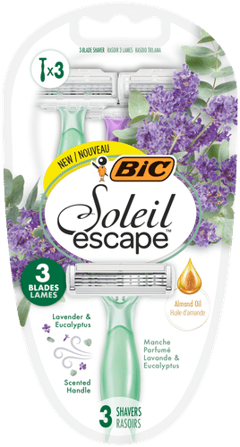 BiC Soleil Escape 3薰衣草与桉树刀头3片装