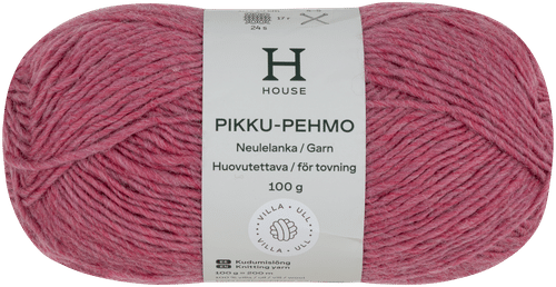House 羊毛线 Pikku pehmo 100克 浆果粉 200093