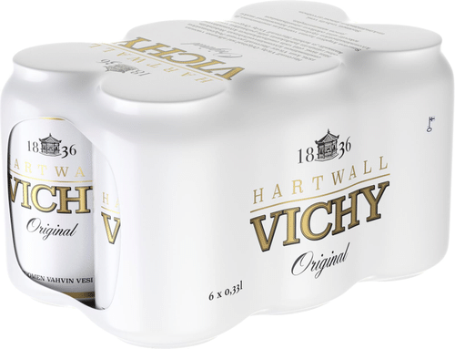 Hartwall Vichy 6 x Hartwall 维希原味矿泉水 0,33 l｜6 x Hartwall Vichy Original kivennäisvesi 0,33 l