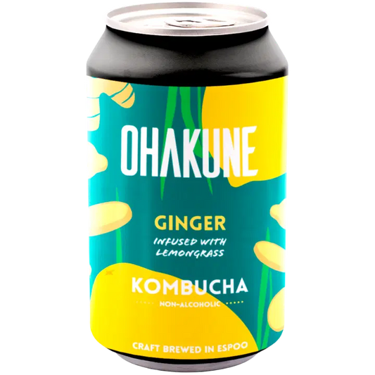 Ohakune Kombucha Ginger teejuoma, 330ml｜Ohakune 康普茶姜茶饮料， 330ml