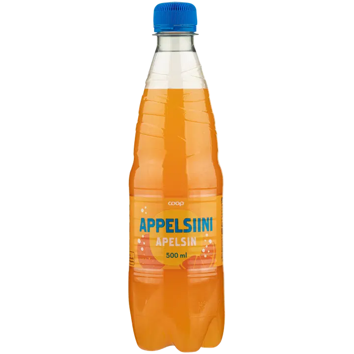 Coop Appelsiini virvoitusjuoma 0,5 l kmp｜Coop 橙色软饮料 0.5 升 kmp