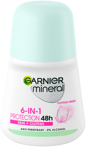 Garnier 矿物女士隐形止汗滚珠（黑、白及彩色衣物适用） 50ml
