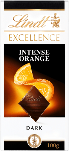Lindt Excellence 橙味黑巧克力排 100g