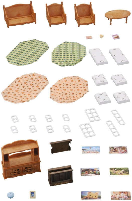 Sylvanian Families 农舍客厅｜Sylvanian Families Maalaistalon olohuone