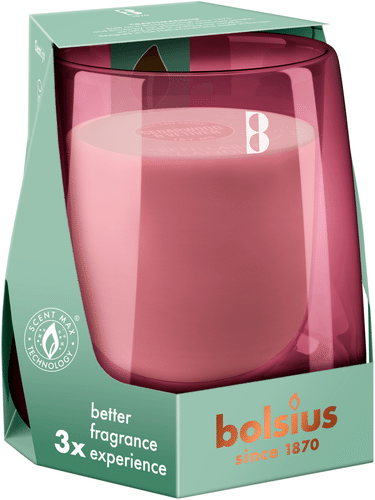 Bolsius – CleanLight 入门套装 – 支架和补充装，香型雪松木与香根草 - 深粉色｜Bolsius – CleanLight-aloituspakkaus – pidike ja täyttöpakkaus, tuoksuna Cedarwood & Vetiver - syvän vaaleanpunainen