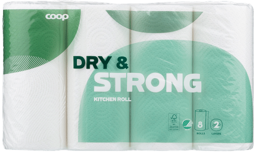 Coop 厨房纸巾Dry & Strong 8卷