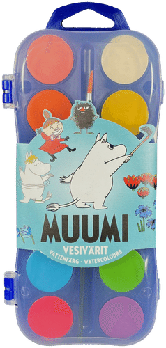 Muumi 水彩颜料 12 kpl｜Muumi vesivärit 12 kpl