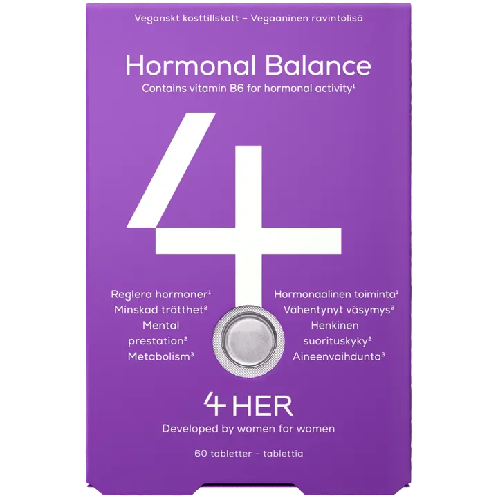 4Her Hormonal Balance ravintolisä 60 kpl-4Her 荷尔蒙平衡营养补充剂 60 kpl