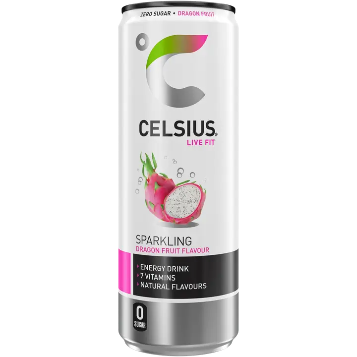 CELSIUS Dragon Fruit Energiajuoma 355ml｜Celsius 火龙果能量饮料 355ml