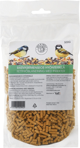 Leo & Wolf 含昆虫脂肪籽混合饲料，户外鸟类用 500g