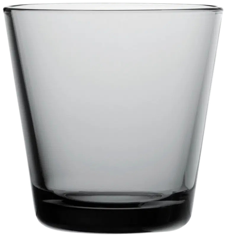 Iittala 锥形水杯21cl灰色 2kpl｜Iittala Kartio juomalasi 21cl harmaa 2kpl