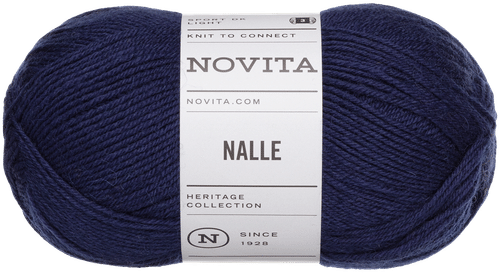 Novita Nalle线 100克 海军蓝 170