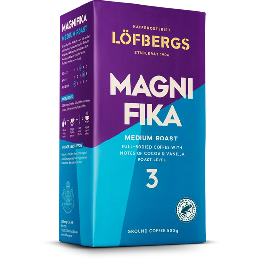 Löfbergs Magnifika Suodatinkahvi 500g Rainforest alliance｜Löfbergs Magnifica 滴滤咖啡 500 克 雨林联盟