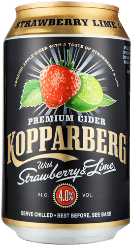Kopparberg 库珀伯格草莓青柠味苹果饮品4.0%罐装 33cl