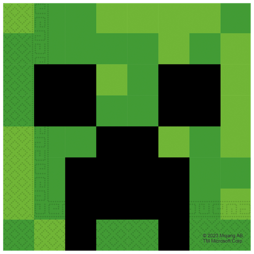 DECORATA 餐巾 33cm Minecraft