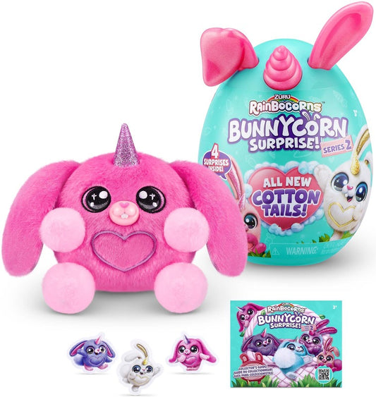 Rainbocorns 毛绒兔 Bunnycorn Surprise，多种款式