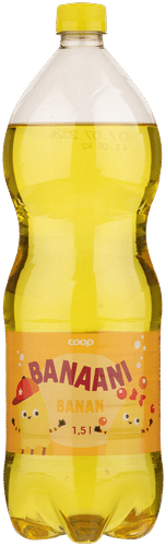 Coop 香蕉汽水 1,5l｜Coop banaani virvoitusjuoma 1,5l