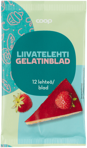 Coop liivatelehti 12 kpl｜Coop 吉利丁片 12 kpl