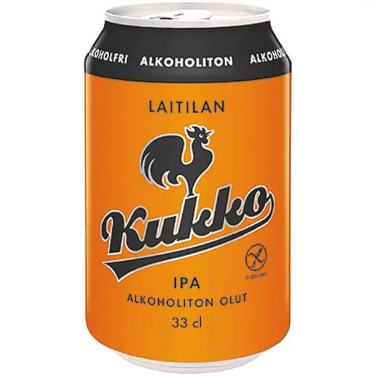 Laitilan Kukko IPA Alkoholiton 0,33L olut｜Laitilan Kukko IPA 0度 0.33L 饮料