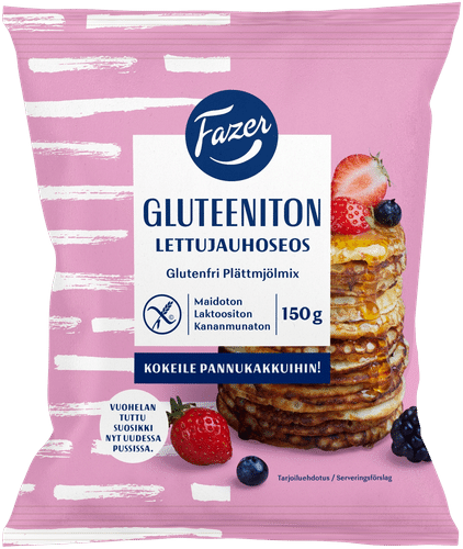 Fazer Gluteeniton Lettujauhoseos 150 g｜Fazer 无麸质薄饼混合粉 150 g
