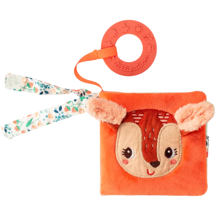 Lilliputiens pehmokirja purulelulla Bambi｜Lilliputiens 带咀嚼玩具小鹿斑比的软书