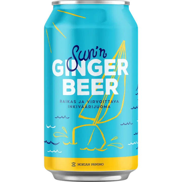 Sun'n Ginger Beer 0,33l｜Sun'n 姜汁饮品 0,33l