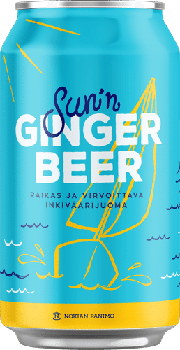 Sun'n 姜汁麦芽饮料 0,33l｜Sun'n Ginger Beer 0,33l