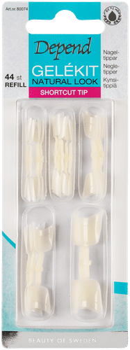 Depend Shortcut Tip Natural kärkitippi 44 kpl nr 80074