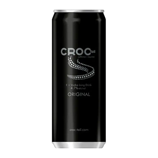 Croc Tail 330ml E + Vodka Original 4,7% cocktail alkoholijuoma｜Croc Tail 330ml E + 伏特加原味 4.7% 鸡尾饮品