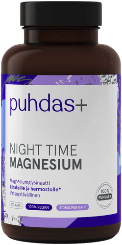 Puhdas+ 夜间镁 120粒