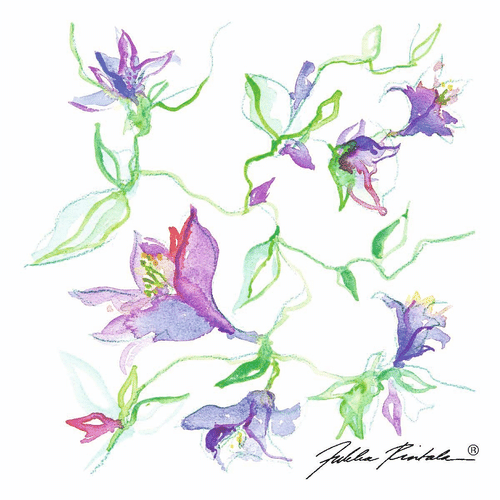 DESIGNS FOR DUNI Tissue-lautasliina 24 x 24 cm Jukka Rintala Garden 3-krs, 20 kpl