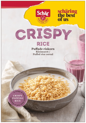 Schär Crispy Rice riisimuro gluteeniton 300g｜Schär 脆米麦片（无麸质） 300g