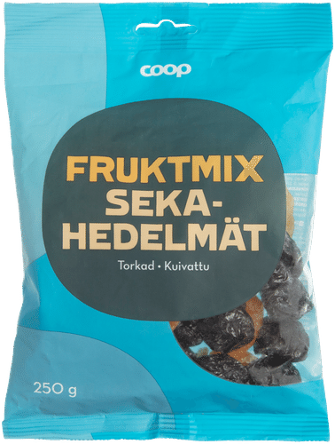 Coop kuivatut sekahedelmät 250 g