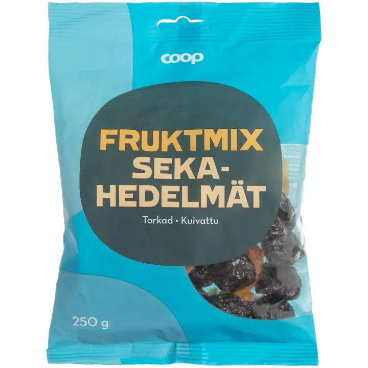 Coop kuivatut sekahedelmät 250 g-Coop 混合干果 250 g