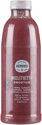 Mehustamo Mielitietty marjainen smoothiejuoma 750ml｜Mehustamo 您最喜欢的浆果冰沙饮料 750ml