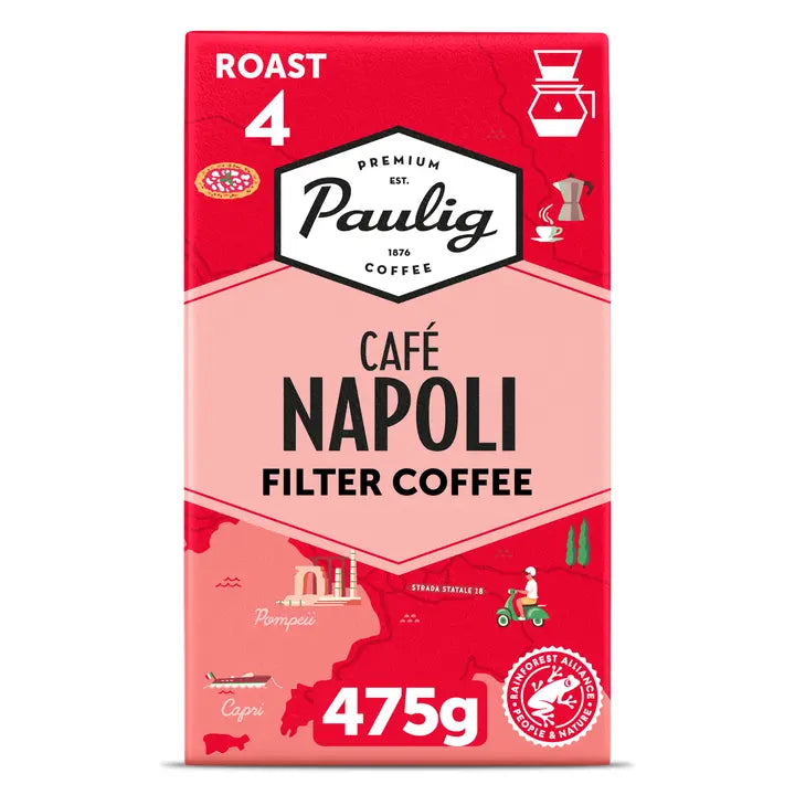 Paulig Café Napoli kahvi suodatinjauhatus 475g｜Paulig Café Napoli 咖啡过滤研磨 475g