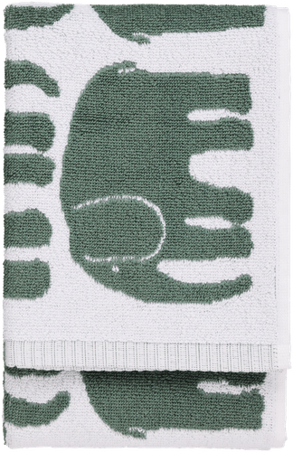 Finlayson 擦手巾 Elefantti 50x70 深绿色
