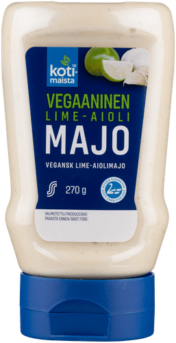Kotimaista 纯素青柠蛋黄酱 270 g｜Kotimaista vegaaninen lime-aiolimajo 270 g