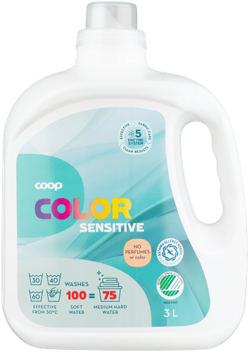 Coop 彩色衣物敏感肌洗衣液 3 l