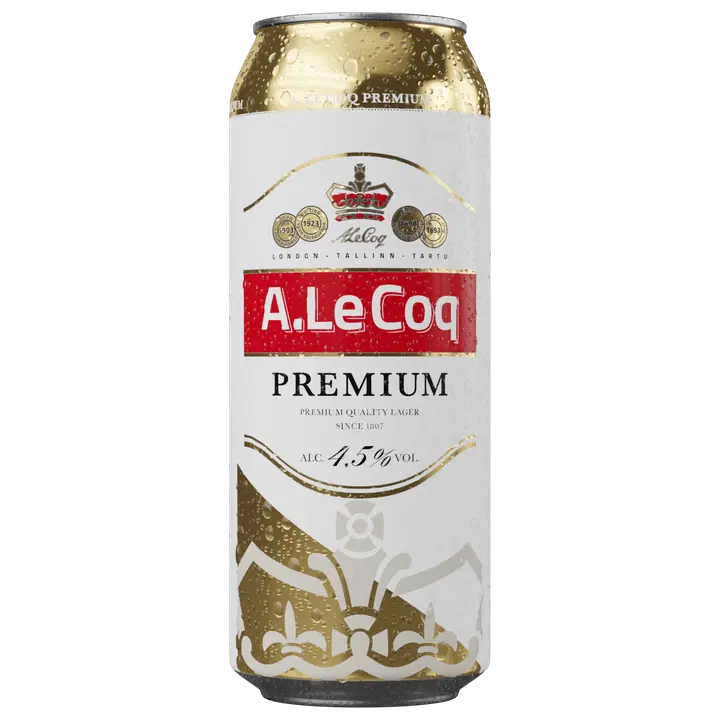 A. Le Coq Premium 4,5% olut 0,5 l tlk｜A. Le Coq 优质 4.5% 饮料 0.5 升 tlk