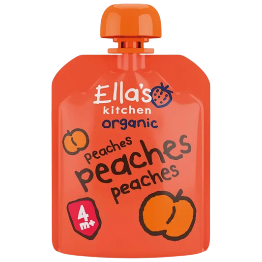 Ella's Kitchen Persikkaa persikkasose, luomu 70g｜Ella´s Kitchen 艾拉厨房有机桃泥 70g