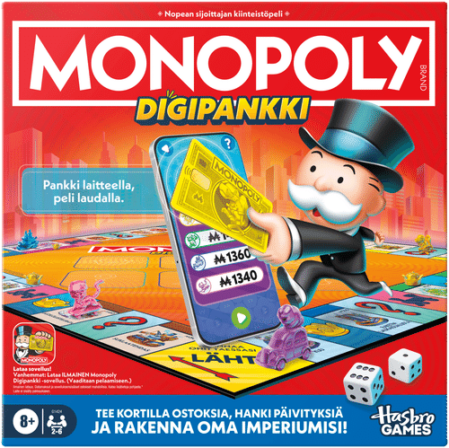 Monopoly 桌游App Banking（芬兰语版）